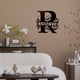 thumbnail image 5 of Decoración para el hogar, decoración de habitaciones, decoración de paredes: 21 letras decorativas hechas de metal y hierro. Arte en hierro para la pared., 5 of 6