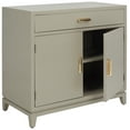 thumbnail image 6 of SAFAVIEH Nigel Mid-Century 2 Door 1 Drawer Chest, Grey/Brass (31.9 in. W x 15.9 in. D x 29 in. H), 6 of 14