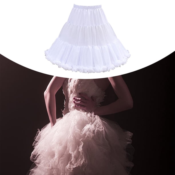 Enagua de tul sin aros para mujer, para cosplay, disfraz, vestido de novia y fiesta de graduación.