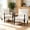 Black (Set of 2), variant on Bezseller Boho Upholstered Accent Chair with Brown wooden frame, Mid-Century Modern Chair with Gourd-shaped armrest for Living room, Bedroom