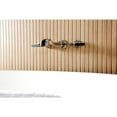 thumbnail image 4 of Kingston Brass KS5028KL Hallerbos Two-Handle Wall Mount Roman Tub Faucet, Brushed Nickel, 4 of 7