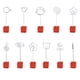 thumbnail image 5 of Soporte de Notas Sunnimix Sostenedor de Fotos Tarjetas Base de Clips de Alambre Forma Brote, 5 of 5
