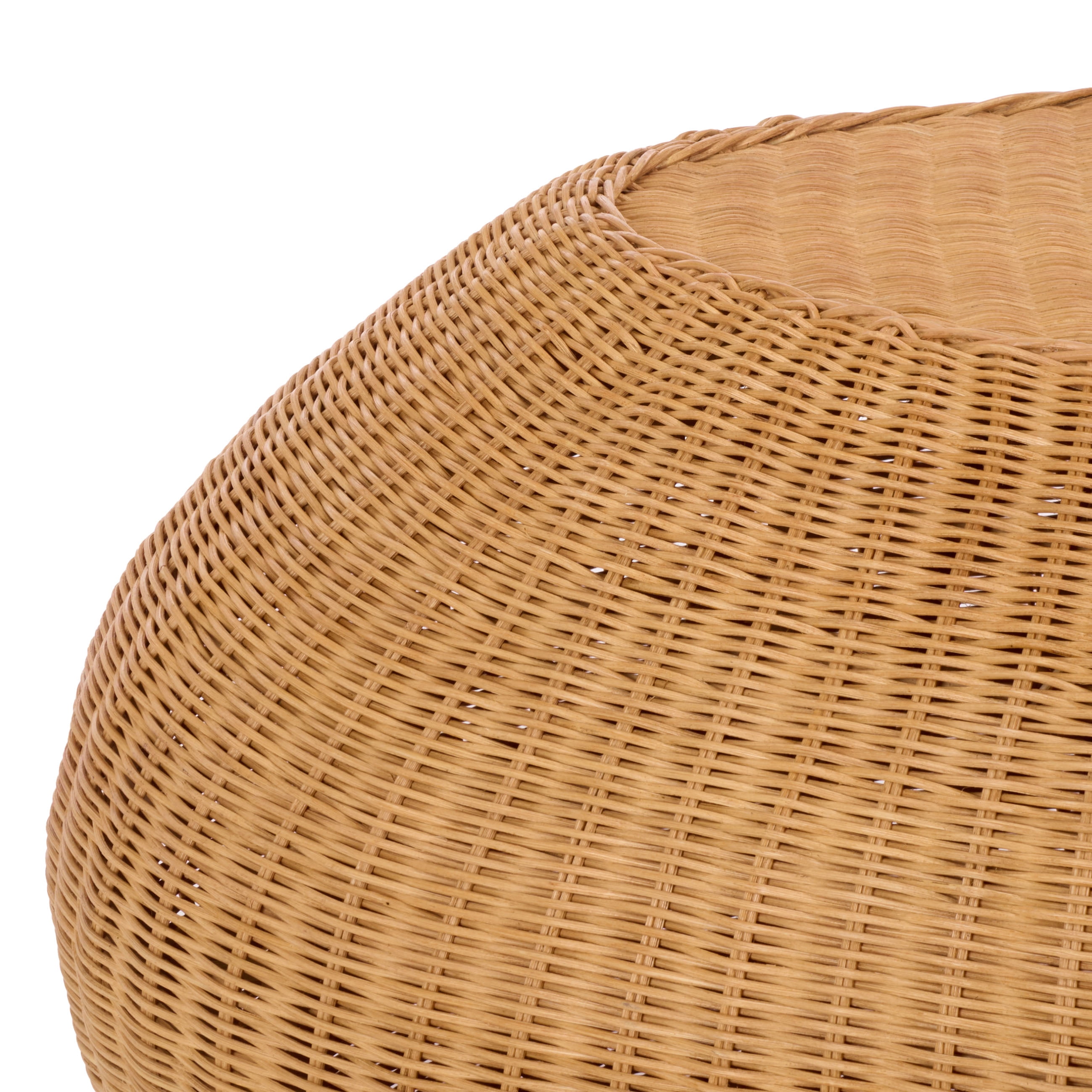 Safavieh Couture O'Reilly Rattan Oval Coffee Table, Natural