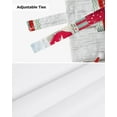 thumbnail image 6 of Christmas Gnome Gift Snowflake Window Curtain Living Room Kitchen Cabinet Tie-up Valance Curtain Rod Pocket Valance, 6 of 6