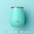 thumbnail image 5 of Swig Life 14oz Stemless Wine Cup | Insulated Stainless Steel Wine Tumbler | Bluebonnet, 5 of 5