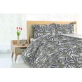 thumbnail image 3 of Ambesonne Tropical Down Alternative Quilt Comforter, Foliage Flowers Dots Art, Queen, Dark Lavender and Sage Green, 3 of 5