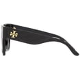 thumbnail image 3 of Tory Burch Adult Women's Black Wide Temple Sunglasses - TY7180U 170987 52, 3 of 4