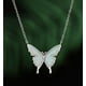 thumbnail image 2 of Collar con colgante de ópalo blanco platino único, 2 of 8