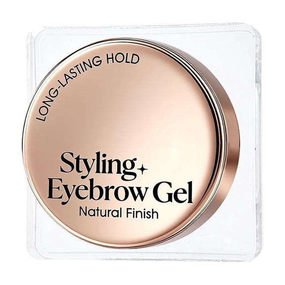 Shaping Brow Gel, Clear Brow Makeup Gel, Long-Lasting Hold, Waterproof & Smudge-Proof, Natural Finish, Includes Application Brush