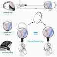 thumbnail image 6 of Mawalde 3 Pack Heavy Duty Badge Holder with Retractable Reel,ID Name Tag Worker Badge Carabiner Clip Card Protector Cover Case, 6 of 7