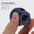 thumbnail image 2 of MasteelfCA 3 Pcs Aluminum Air Hose Inline Manifold Splitter Pneumatic Manifold Fitting, 2 of 8