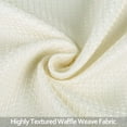 thumbnail image 5 of 1 Pcs Waterproof Tier Curtains Valance, Rod Pocket Waffle Woven Textured Short Window Curtain for Cafe, Bathroom, Kitchen, 5 of 8