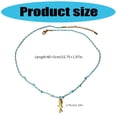 Fish Shape Necklace Corrosions Resistant Stainless Steel Handwoven Rope ...