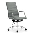 thumbnail image 3 of 2xhome Ergonomic Executive Office Chair with High Back Arm Rest Tilt Adjustable Height With Wheels Swivel Home Office Task Chair, Grey, Set of 1, 1 piece, 3 of 12