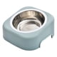 thumbnail image 4 of Comedero elevado para mascotas, antideslizante, inclinado 8 grados, desmontable, para gatos y perros, color azul, 4 of 12