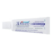 Crest 3D White Fluoride Anticavity Toothpaste 0.85 oz - (Pack of 2)