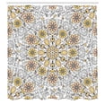 thumbnail image 2 of Ambesonne Ethnic Shower Curtain, Flower Vintage Abstract Art, 69"Wx70"L, Pale Rose, 2 of 4