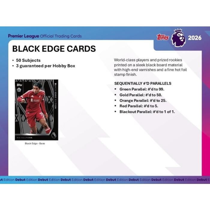 2026 Topps Chrome Premier League Soccer Value Blaster Box