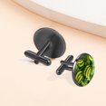 thumbnail image 6 of Banana Elegant Cufflink Set for Dress Shirts, Men's Cufflinks, Stainless Steel Cuff Link for Formal Occasions, 6 of 6