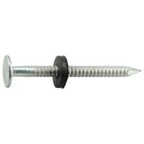 5lb, 1-1/2" Hdg Galvanized Neoprene Washer Roofing Nail, Hillman, 461610