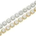 thumbnail image 5 of Collar de cadena cubana con diamantes cuadrados cortos y llenos de diamantes de estilo hip hop para hombre, accesorios para discotecas, discotecas y bailes callejeros, 5 of 5