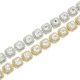 thumbnail image 5 of Collar de cadena cubana con diamantes cuadrados cortos y llenos de diamantes de estilo hip hop para hombre, accesorios para discotecas, discotecas y bailes callejeros, 5 of 5