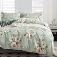 thumbnail image 2 of Funda Nórdica 3 Piezas Algodón Premium Chic Flor Peonía Fresco, 2 of 9