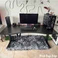 thumbnail image 5 of Desky Dual Ergo Edge Sit Stand Desk - Dark Bamboo / 60 X 30 Inches / White, 5 of 10