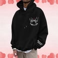 thumbnail image 1 of WILLBEST Sudadera con Capucha De Manga Larga para Hombre, Estilo Informal, Relajado y Cómodo, con Estampado De Letras XGrande, 1 of 3