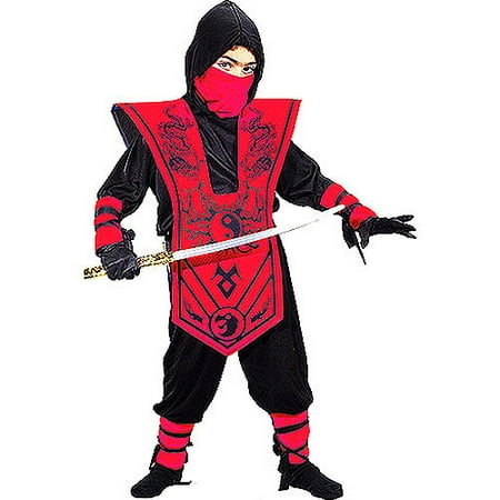 Ninja Complete - Red Child Halloween Costume