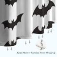 thumbnail image 6 of Happy Halloween Pumpkin Shower Curtains,Reusable Halloween Bath Curtain with Hooks Vintage 72x72 in Polyester Bathroom Curtains for Thanksgiving Day Fall Party Home Decor, 6 of 6