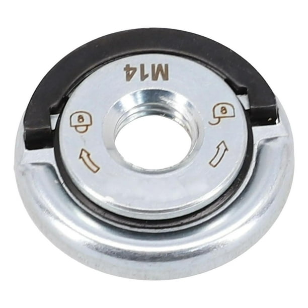 Tuerca de brida para placa de autoblocante M14, mandril de potencia de 45 mm, fácil de instalar, rosca M14 resistente, accesorio para discos