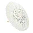 thumbnail image 1 of Paraguas decorativo de papel, sombrilla para fiesta, decoración de techo, accesorio de fotografía, pintura DIY a mano (pájaro), 1 of 8