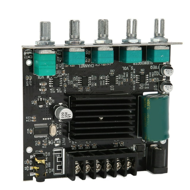 Sound Board, Subwoofer Stereo BT Board 2.1 Channel High Power For 15-100W 4-8 Ohm Speakers