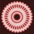 thumbnail image 1 of Ahgly Company Machine Washable Indoor Square Transitional Pastel Pink Area Rugs, 5' Square, 1 of 7