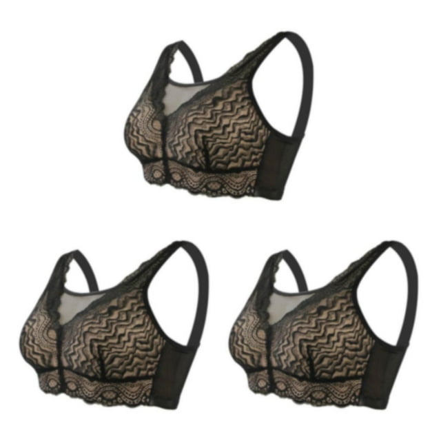 Guardoinrt Cotton Breast Forms False for Drag Cosplay Queen Mastectomy Black 75B 3Set