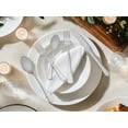thumbnail image 2 of Unique Bargains 20 Piece Stainless Steel Floral Flatware Silverware Set for 4 Silver, 2 of 6