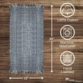 thumbnail image 3 of Park Designs Denim Tweed Table Runner 36"L, 3 of 5
