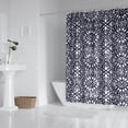 thumbnail image 2 of Blue and White Abstract Pattern Shower Curtain 72"x84" ,Bathroom Decorative Shower Curtains Set with 12 Hooks,Modern Waterproof Washable Shower Curtain, 2 of 6
