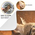 thumbnail image 2 of Dish Drying Mat Kitchen Pad Large Counter Absorbent Dish Mats Drainer Realistic Cute Brown Cat, 2 of 8