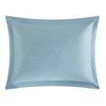 thumbnail image 4 of NY&C Home Ridge 7-Piece Quilt Set Contemporary Y-Shaped Geometric Pattern, Queen, Blue, 4 of 4