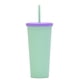 thumbnail image 5 of Billuyoard Taza de paja de plástico de Color caramelo, botella de agua para té y café, vaso de oficina para coche de gran capacidad esmerilado Type7 NO7, 5 of 6