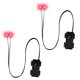 thumbnail image 2 of Ojos LED Brillantes de Halloween con Temporizador, 4 Piezas de Ojos de Esqueleto Iluminados, Ojos de Terror DIY para Máscaras, Calabazas, Lápidas y Accesorios A, 2 of 5
