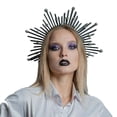 thumbnail image 1 of Mary Halocrown Headband Baroque Tiara Crown Spiked Halocrown Sunburst Greek, 1 of 3