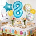 thumbnail image 5 of Easter Themed Number Balloons For Holiday Party And Birthday Celebrations With Metallic Gold Shine Event & Party, 5 of 5