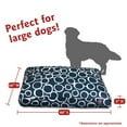 thumbnail image 3 of Majestic Pet | Fusion Shredded Memory Foam Rectangle Pet Bed For Dogs, Removable Cover, Navy Blue, Large, 3 of 6