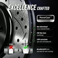 thumbnail image 4 of Transit Auto Front Rear Coated Drilled Slotted Disc Brake Rotors and Semi-Metallic Pads Kit for Car 2016-2020 Chevrolet Malibu with Manual Parking KDS-100708, 4 of 12