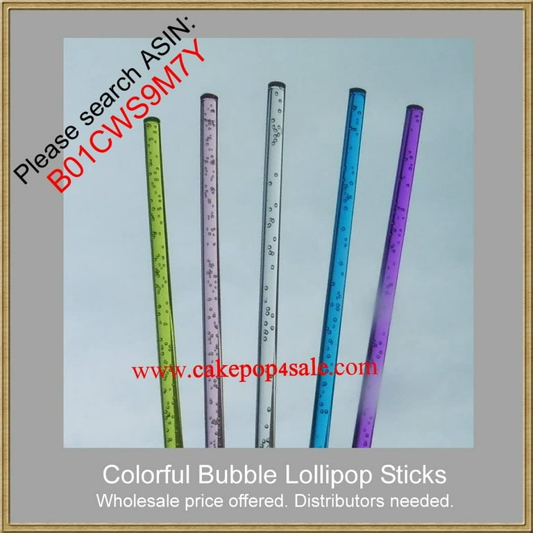 100pcs Plastic Cake Pop Sticks 7cm Hollow Lollipop Stickers For Candy  Chocolate