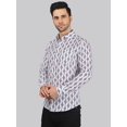 thumbnail image 5 of Calliope Men's Printed Full Sleeve Casual Linen Shirt, 5 of 6