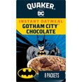 thumbnail image 1 of Quaker DC Gotham City Chocolate Instant Oatmeal, 1 of 7
